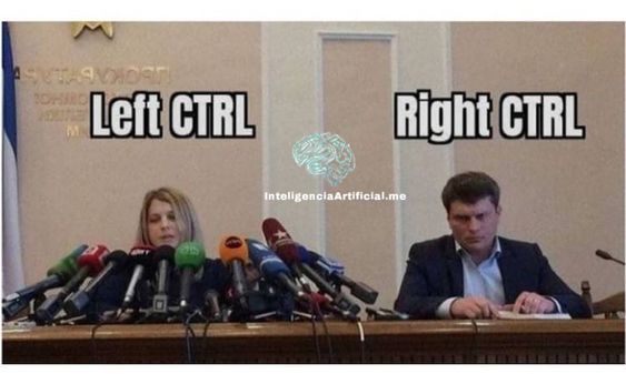 Left Ctrl Key vs Right Ctrl Key